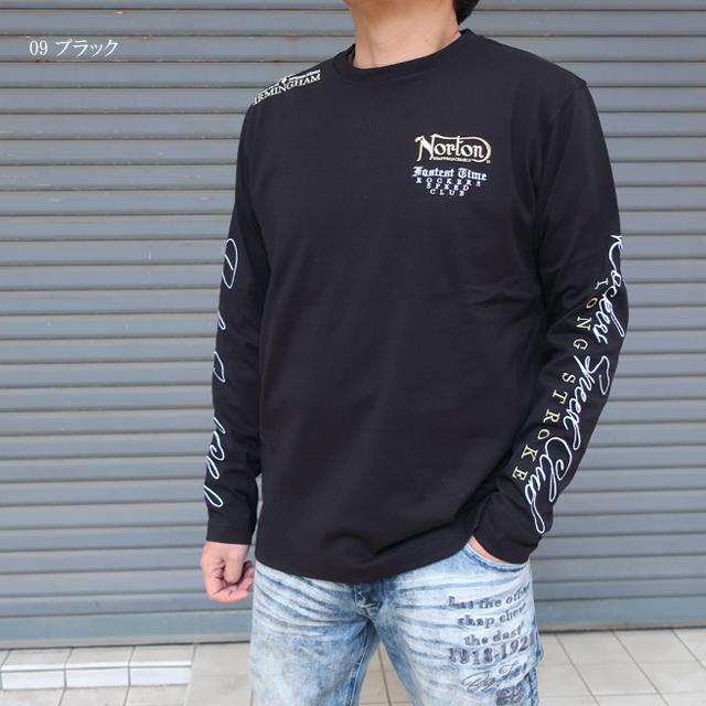 ノートン（NORTON） tシャツ 長袖 メンズ ゴールド刺繍 MAX ロンt 