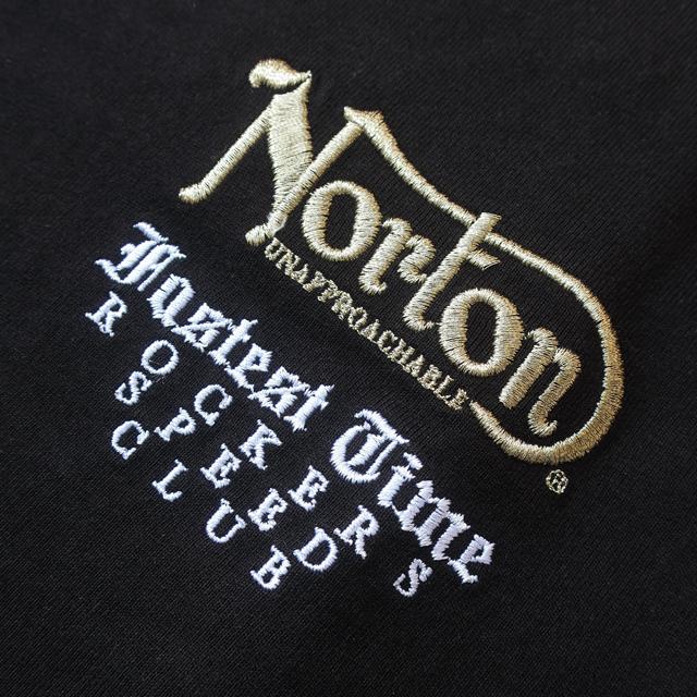 ノートン（NORTON） tシャツ 長袖 メンズ ゴールド刺繍 MAX ロンt 
