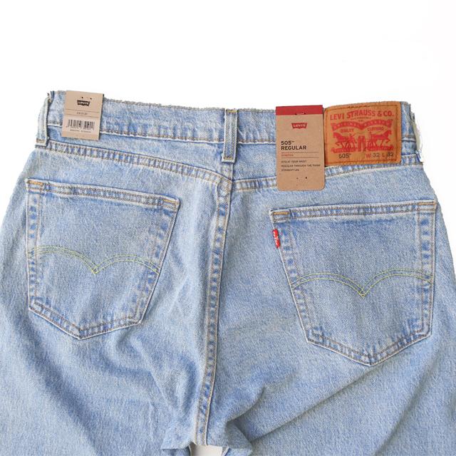 Levi's（リーバイス） セール 505 ストレート デニム ライトユーズド