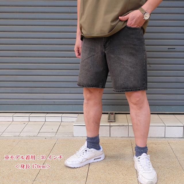 Levi's（リーバイス） 468 ルーズ ショートパンツ ジッパーフライ