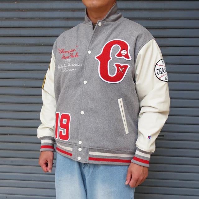 Champion チャンピオン ジャケット ヴァーシティ グレー Champion チャンピオン ジャケット ヴァーシティ グレー