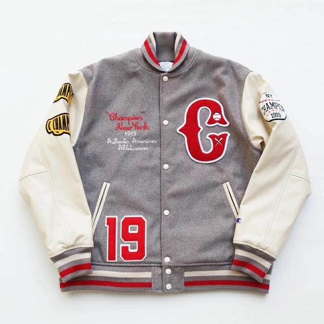 Champion チャンピオン ジャケット ヴァーシティ グレー Champion チャンピオン ジャケット ヴァーシティ グレー