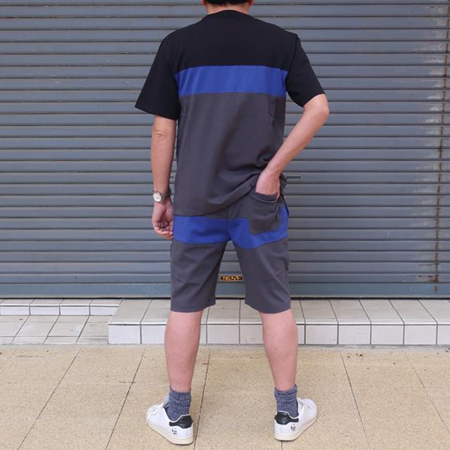チャンピオン 上下セット パネル 半袖tシャツ/ショートパンツ セットアップ c3-b350/ c3-b514 champion_8