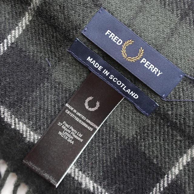 FRED PERRY フレッドペリー マフラー ユニセックス Lambswool FRED PERRY フレッドペリー マフラー ユニセックス Lambswool