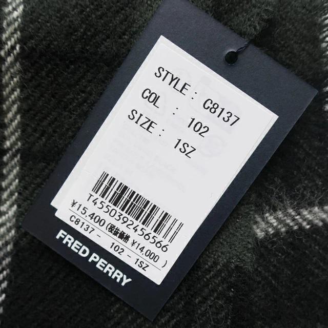 FRED PERRY フレッドペリー マフラー ユニセックス Lambswool FRED PERRY フレッドペリー マフラー ユニセックス Lambswool