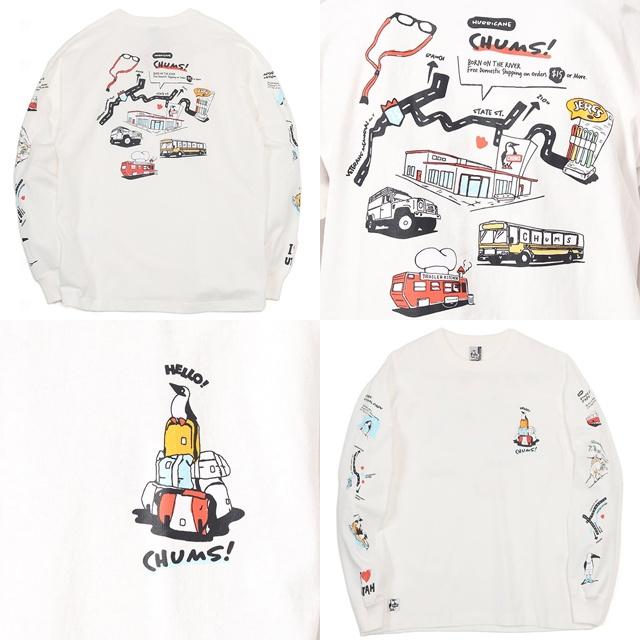 CHUMS セール チャムス tシャツ 長袖 メンズ オーバーサイズド CHUMS セール チャムス tシャツ 長袖 メンズ オーバーサイズド