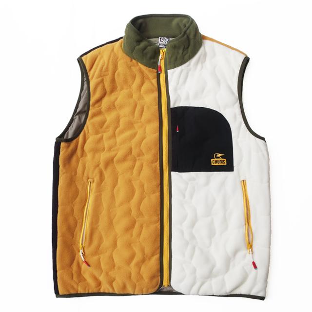 CHUMS（チャムス） ベスト メンズ ブービーステッチ フリースベスト