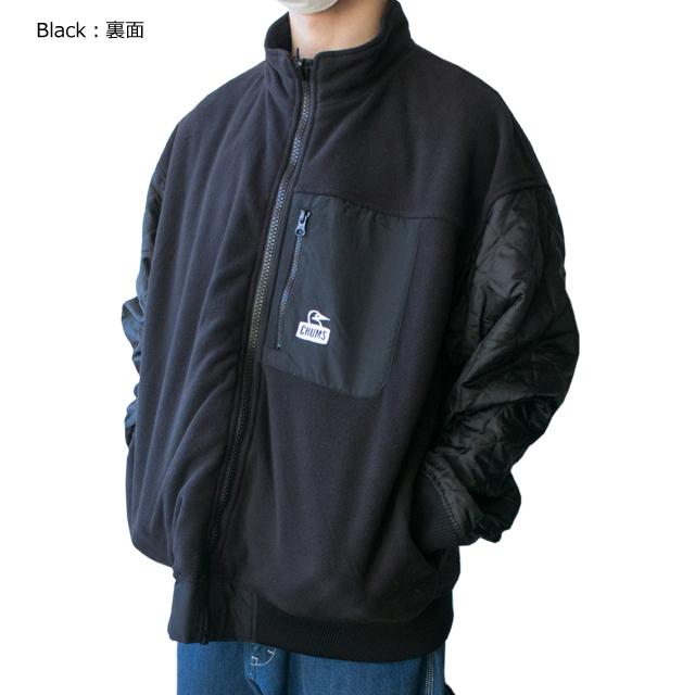 チャムス ブルゾン メンズ フリースバック リバーシブル 2WAY ジャケット ch04-1324【CHUMS Fleece Back  Reversible Jacket】