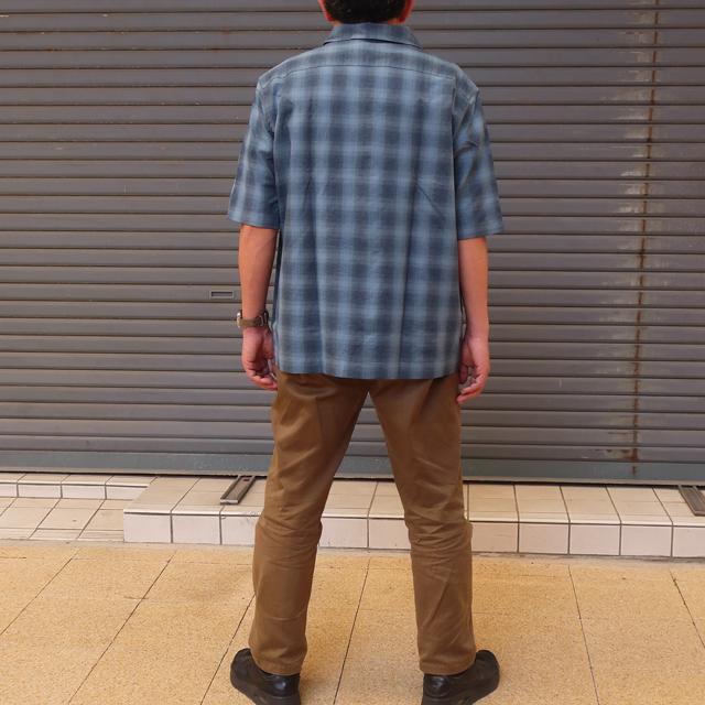 LACOSTE（ラコステ） 半袖シャツ リネンブレンドオープンカラー