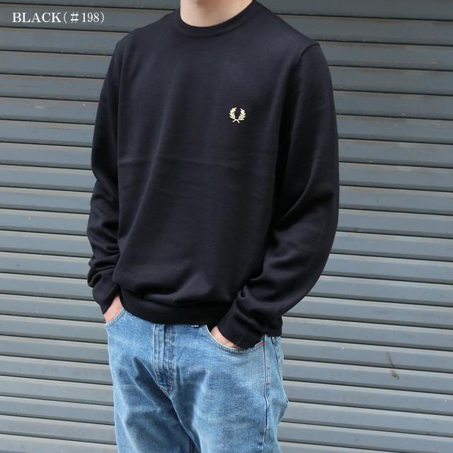 フレッドペリー クルーネックセーター メンズ k9601 FRED PERRY｜sunwear｜02