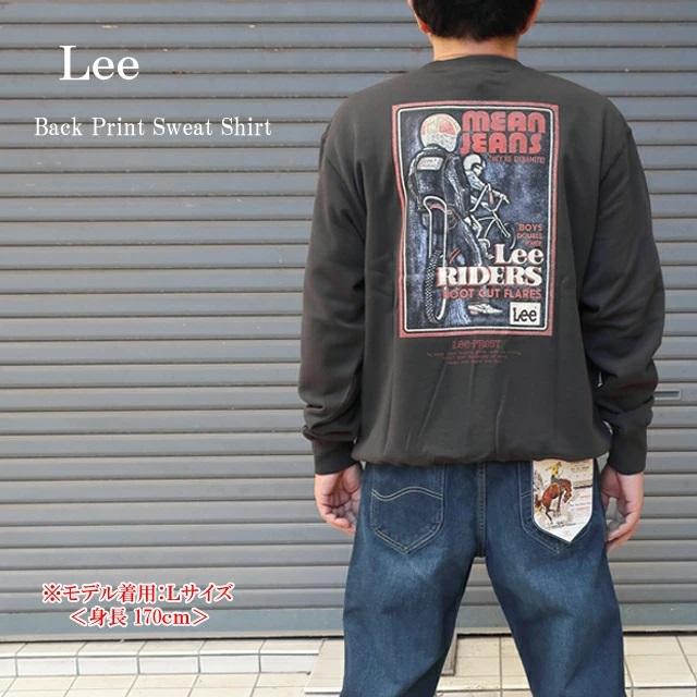 Lee（リー） セール トレーナー メンズ 裏毛 スウェット バック