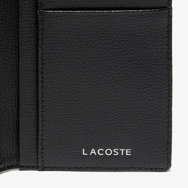 LACOSTE（ラコステ） 財布 ロングウォレット レザー 黒 ブラック 長