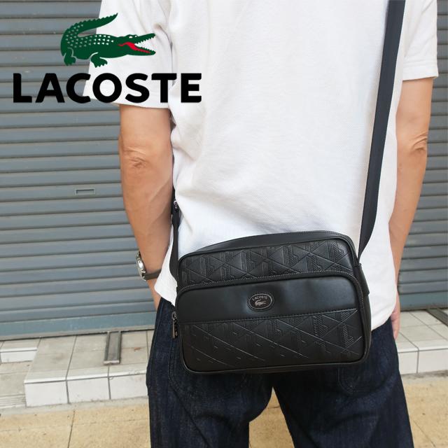 LACOSTE（ラコステ） ミニ ショルダーバッグ モノグラム クロス