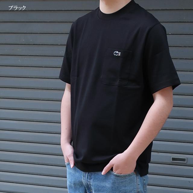 LACOSTE（ラコステ） tシャツ メンズ アウトラインクロックポケットT