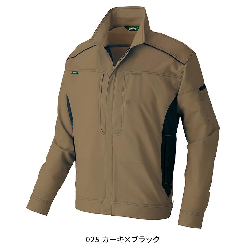 作業服 AITOZ 長袖 ブルゾン アイトス az-3530男女兼用 帯電防止 軽量 ストレッチ 作業着 2024春夏新作 SS-6L | アイトス | 06