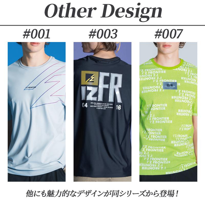 アイズフロンティア 新作  作業服 作業着 接触冷感ダブルフェイスCVC半袖クルーネックシャツ メンズ 008【2025春夏新作】 | I'Z FRONTIER | 04