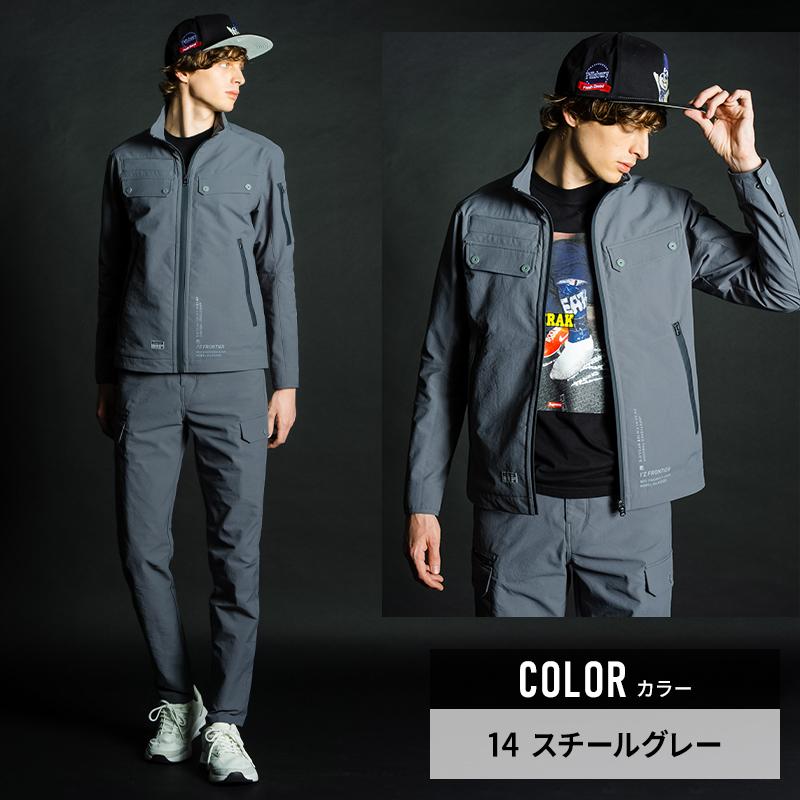 アイズフロンティア 作業服 作業着 長袖 ジャケット 3020 ストレッチ 通年 ストレッチ 帯電防止 保温性 メンズ | I'Z FRONTIER | 07
