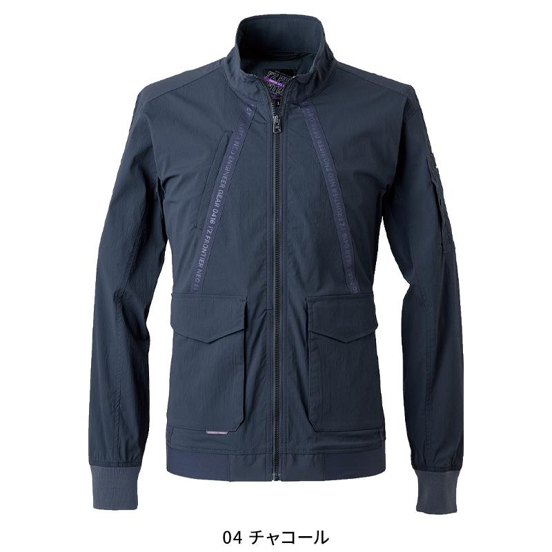 アイズフロンティア 新作 ウィローリップストレッチワークジャケット 作業服 春夏用 メンズ 3130 作業着 S-4L 【2026春夏新作】 | I'Z FRONTIER | 02