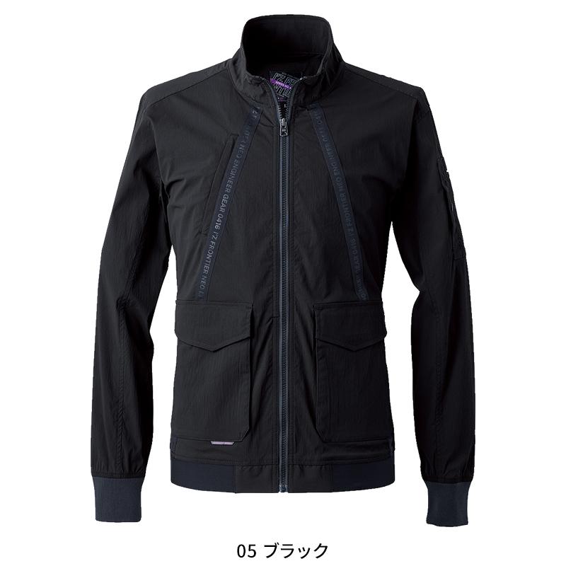 アイズフロンティア 新作 ウィローリップストレッチワークジャケット 作業服 春夏用 メンズ 3130 作業着 S-4L 【2026春夏新作】 | I'Z FRONTIER | 03