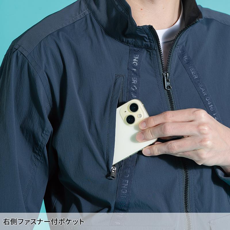 アイズフロンティア 新作 ウィローリップストレッチワークジャケット 作業服 春夏用 メンズ 3130 作業着 S-4L 【2026春夏新作】 | I'Z FRONTIER | 05