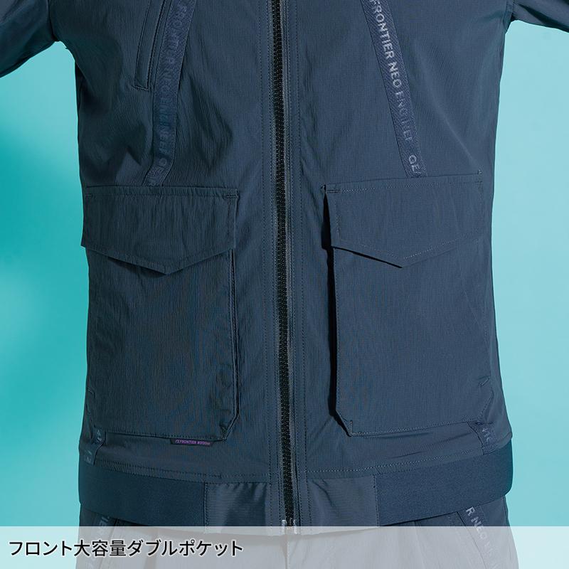 アイズフロンティア 新作 ウィローリップストレッチワークジャケット 作業服 春夏用 メンズ 3130 作業着 S-4L 【2026春夏新作】 | I'Z FRONTIER | 07