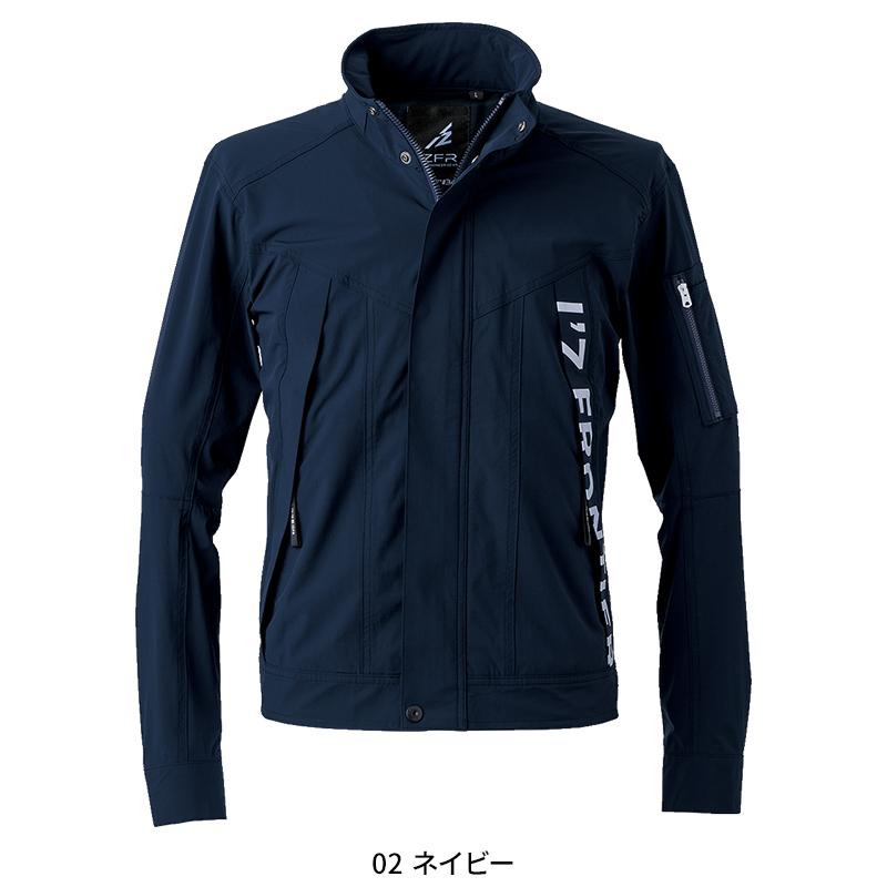 アイズフロンティア 新作 作業服 ジャケット 3490 コールドフィールストレッチ 春夏用 メンズ 作業着 S-4L【2026春夏新作】 | I'Z FRONTIER | 02