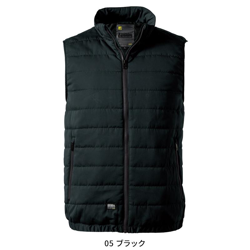 アイズフロンティア 防寒着 ベスト 9057 作業服 作業着 ダウニーメモリー メンズ S-4L【2025秋冬新作】 | I'Z FRONTIER | 02