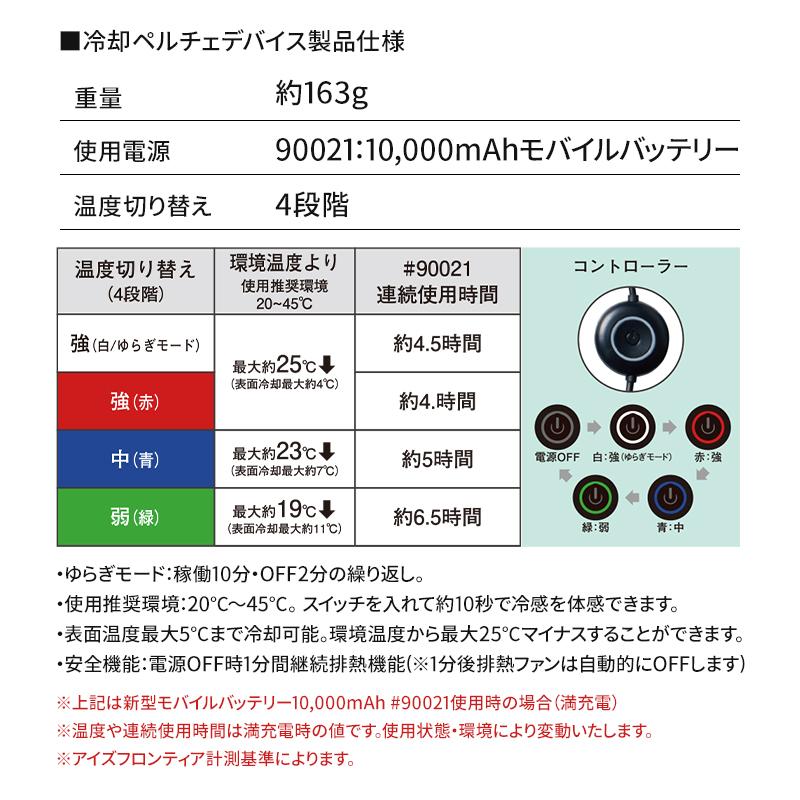 アイズフロンティア 空調 新作 ワークベスト ペルチェセット ファン・ファン用バッテリー別売 春夏用 熱中症対策 PS11017 作業着 M-4L 【2026春夏新作】 | I'Z FRONTIER | 08
