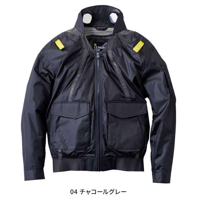 アイズフロンティア 空調 新作 P.E.F.長袖ワークジャケット ペルチェセット 作業服 春夏用 熱中症対策  メンズ PS11020 作業着 M-4L 【2026春夏新作】 | I'Z FRONTIER | 02