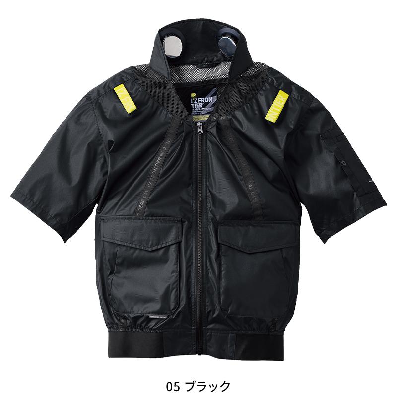 アイズフロンティア 空調 新作 P.E.F.半袖ワークジャケット ペルチェセット 作業服 春夏用 熱中症対策  メンズ PS11025 作業着 M-4L 【2026春夏新作】 | I'Z FRONTIER | 03