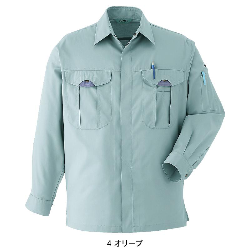 Asahicho 長袖シャツ 作業服 春夏用 メンズ 013 アサヒチョウ 作業着 S-6L | Asahicho | 02
