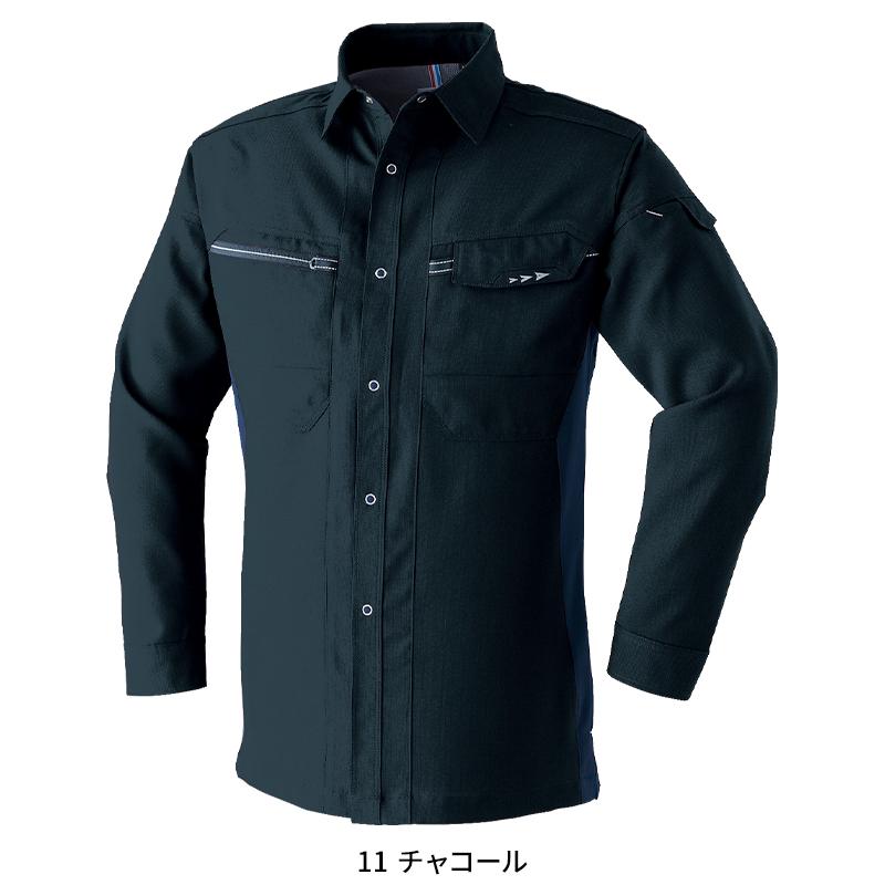 Asahicho 長袖シャツ 作業服 通年用 男女兼用 8304 アサヒチョウ 作業着 3S-8L | Asahicho | 05