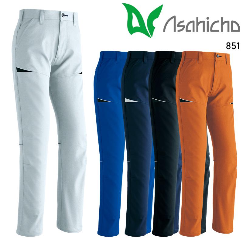 Asahicho パンツ(ノータック) 作業服 秋冬用 メンズ 851 アサヒチョウ 作業着 70-150 | Asahicho