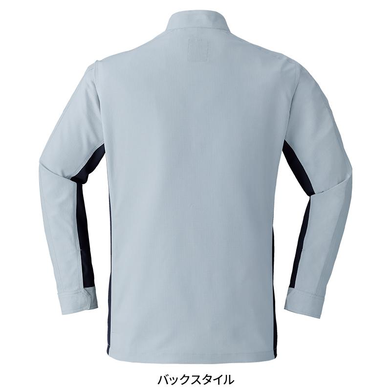 Asahicho ポケットレス長袖シャツ 作業服 通年用 メンズ 8884 アサヒチョウ 作業着 S-6L | Asahicho | 06