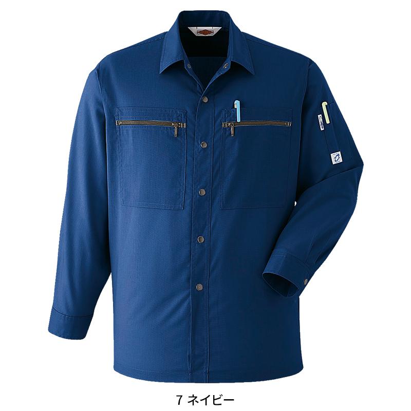 Asahicho 長袖シャツ 作業服 春夏用 メンズ A24 アサヒチョウ 作業着 S-6L | Asahicho | 06
