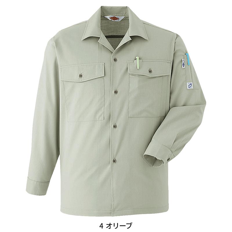 Asahicho 長袖シャツ 作業服 春夏用 メンズ A34 アサヒチョウ 作業着 S-6L | Asahicho | 03