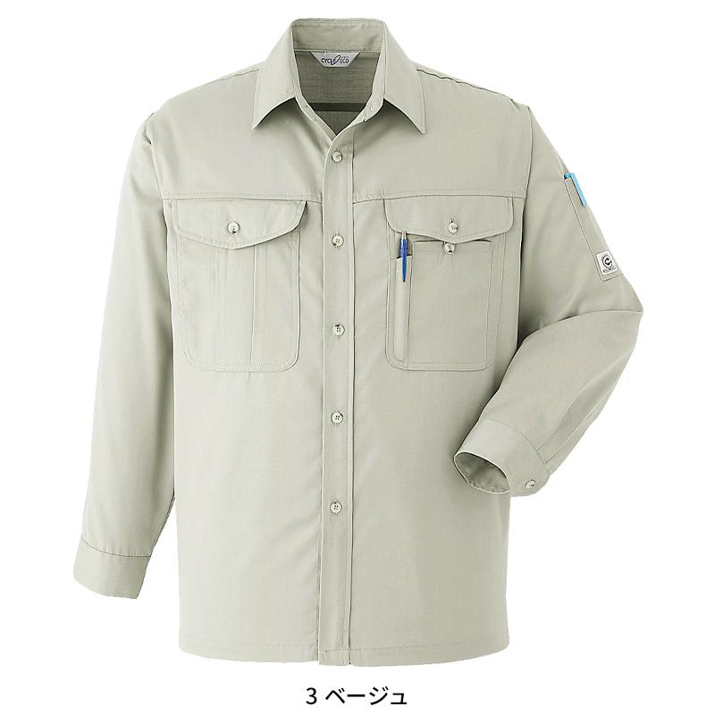 Asahicho 長袖シャツ 作業服 春夏用 メンズ E039 アサヒチョウ 作業着 S-6L | Asahicho | 02