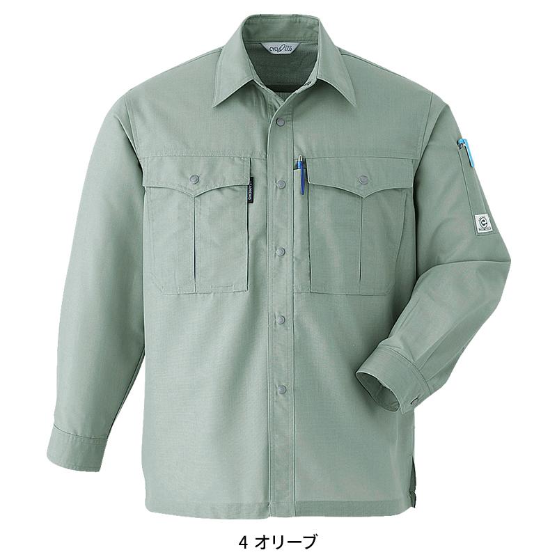 Asahicho 長袖シャツ 作業服 春夏用 メンズ E093 アサヒチョウ 作業着 S-6L | Asahicho | 02