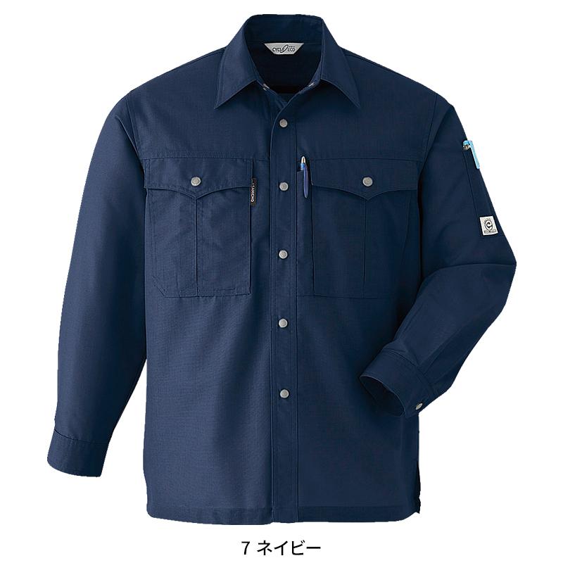 Asahicho 長袖シャツ 作業服 春夏用 メンズ E093 アサヒチョウ 作業着 S-6L | Asahicho | 03