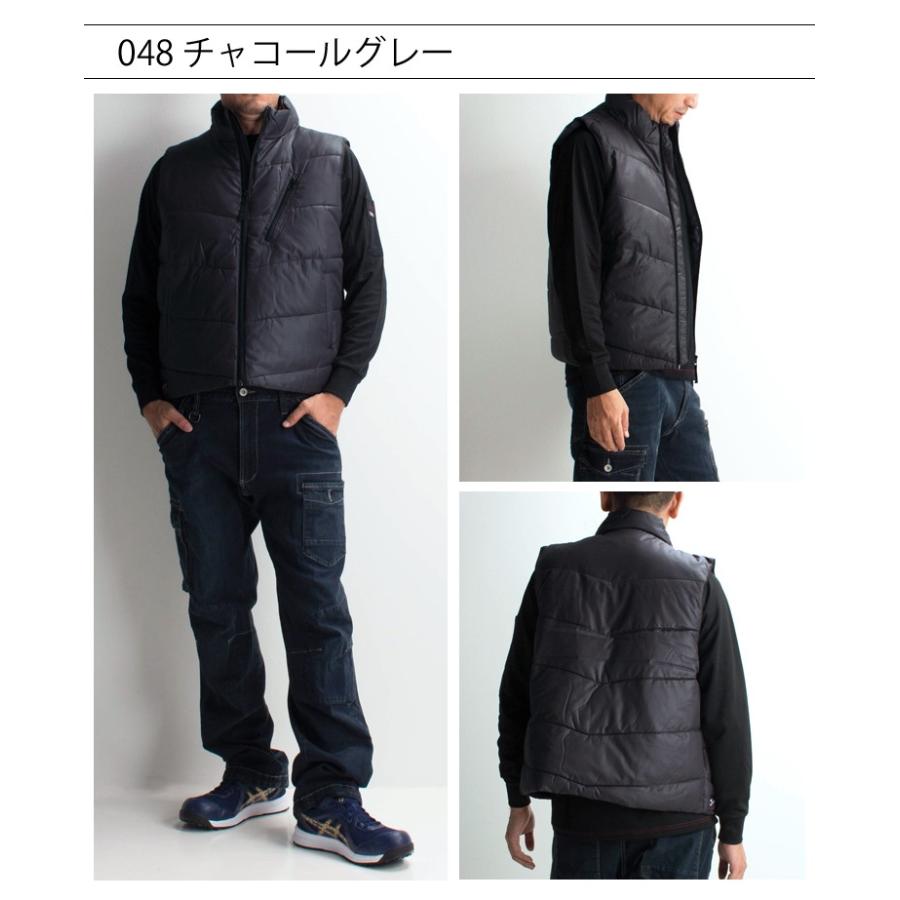 Jawin 作業服 自重堂 防寒着 防寒ベスト 58110 中綿入り 秋冬用 M-4L
