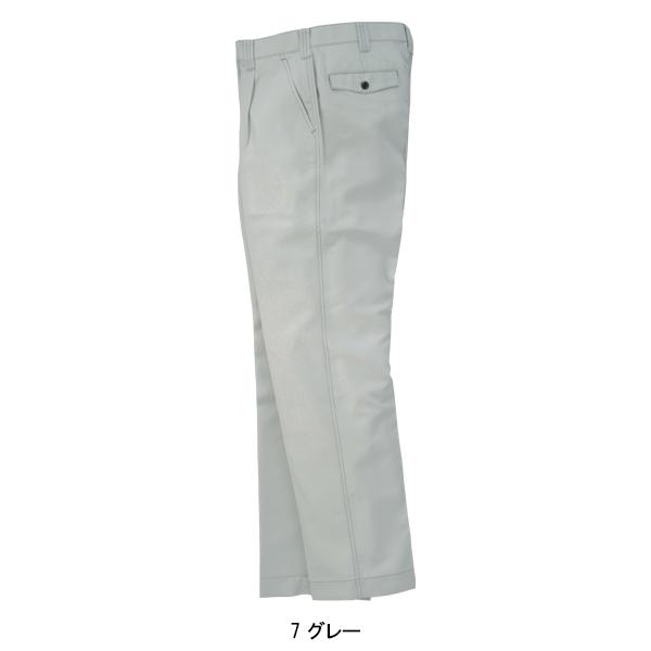 作業ズボン 作業着 作業服 春夏用 桑和 979 ツータック スラックス 制電 メンズ SOWA   W70-130 | SOWA | 03