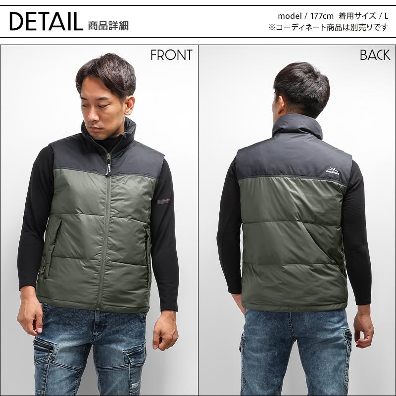 作業服 防寒着 コーデュラダウンベスト EVENRIVER イーブンリバー GR2005 メンズ 保温性 作業着 M-5L 2024秋冬新作 | EVENRIVER | 08