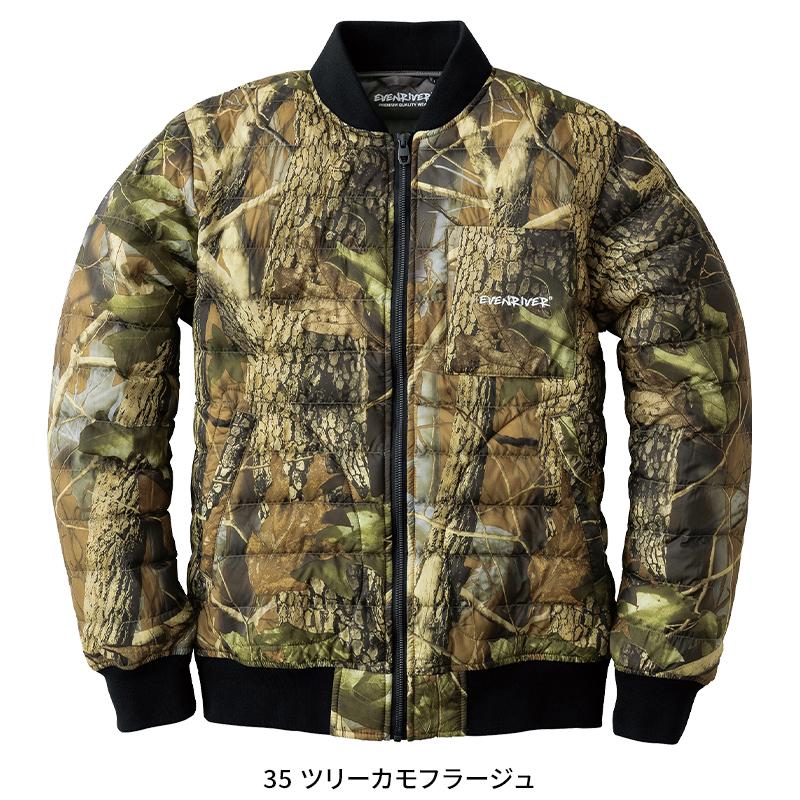 作業服 防寒着 ファイバーダウンフライトジャケット EVENRIVER イーブンリバー r129 作業着 M-4L 2024秋冬新作 | EVENRIVER | 03
