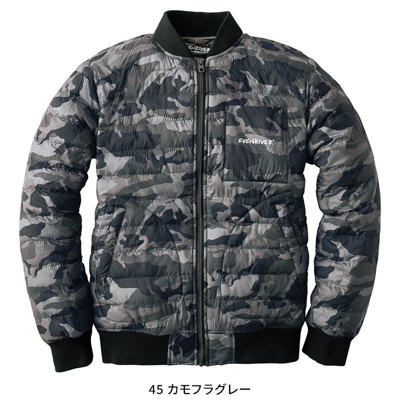 作業服 防寒着 ファイバーダウンフライトジャケット EVENRIVER イーブンリバー r129 作業着 M-4L 2024秋冬新作 | EVENRIVER | 04