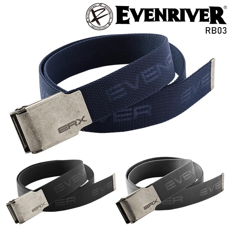 EVENRIVER ストレッチベルト  男女兼用 RB03 イーブンリバー 作業服 作業着 F-F | EVENRIVER
