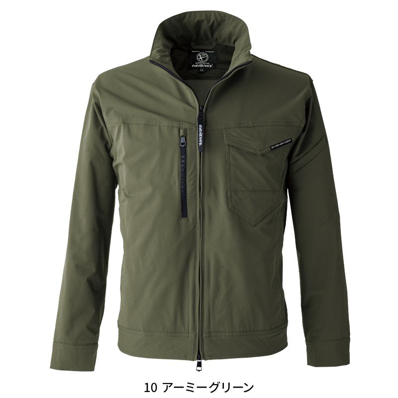 作業服 作業着 ジャケット SR8007 秋冬用 イーブンリバー EVENRIVER フレックエアー メンズ S-5L【2025秋冬新作】 | EVENRIVER | 03