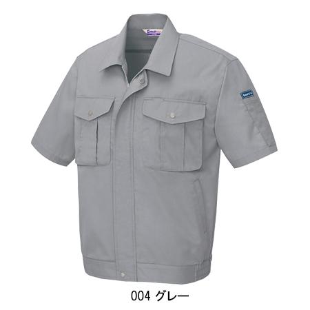 作業服 春夏用 作業着 半袖ブルゾン アイトス 591 男女兼用 | アイトス | 03