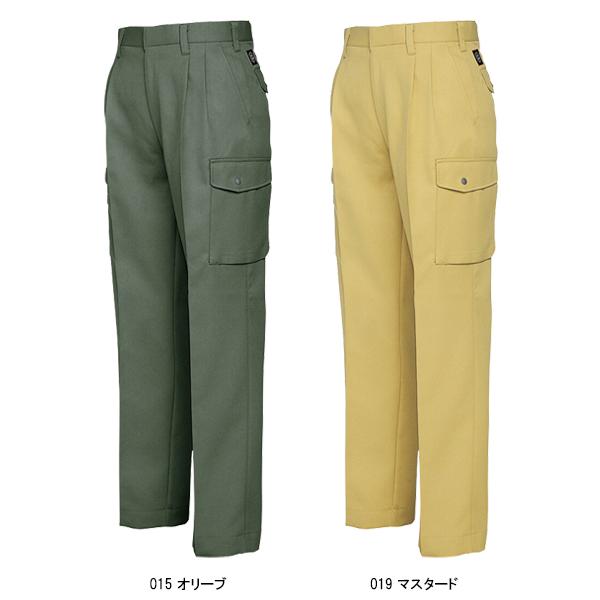 アイトス 作業服 作業着 秋冬用 ツータックカーゴパンツ 6304 : 作業服