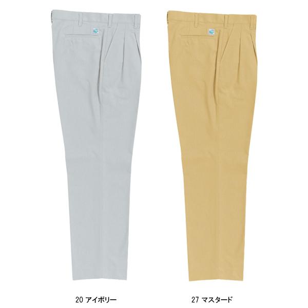 クロダルマ 作業ズボン 作業着 作業服 春夏用 31370 ツータック