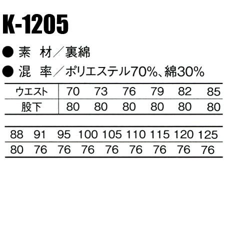 作業服 春夏用 作業着 ワンタックフィッシング コーコス信岡CO-COSk-1205｜sunwork｜02